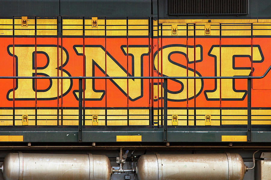 Old BNSF Logo Photograph by Todd Klassy