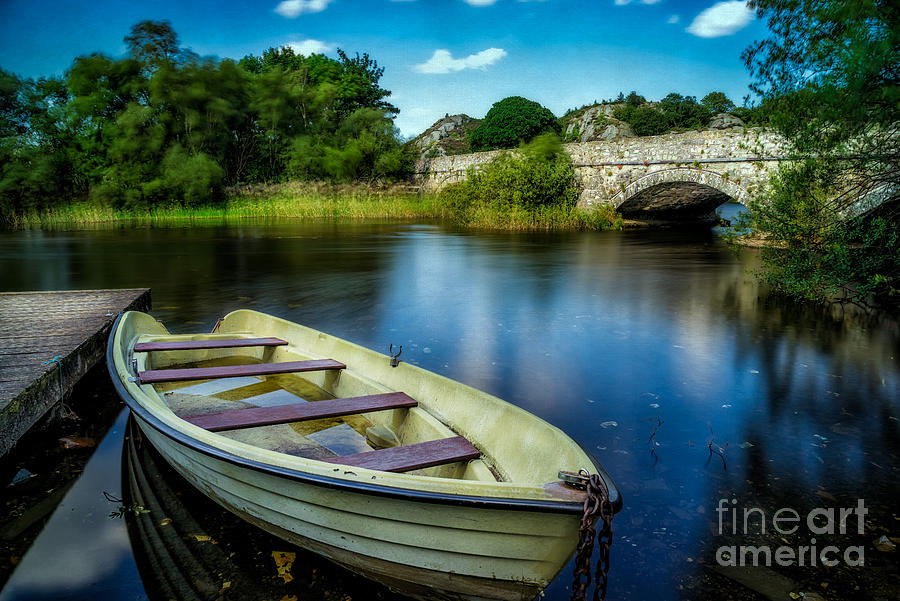 Snowdonia National Park Photograph - Old Boat by Adrian Evans