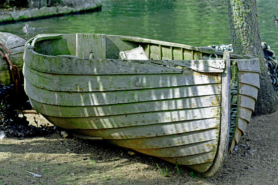 Old Boat - Bursting At The Seams Photograph by Rod Johnson