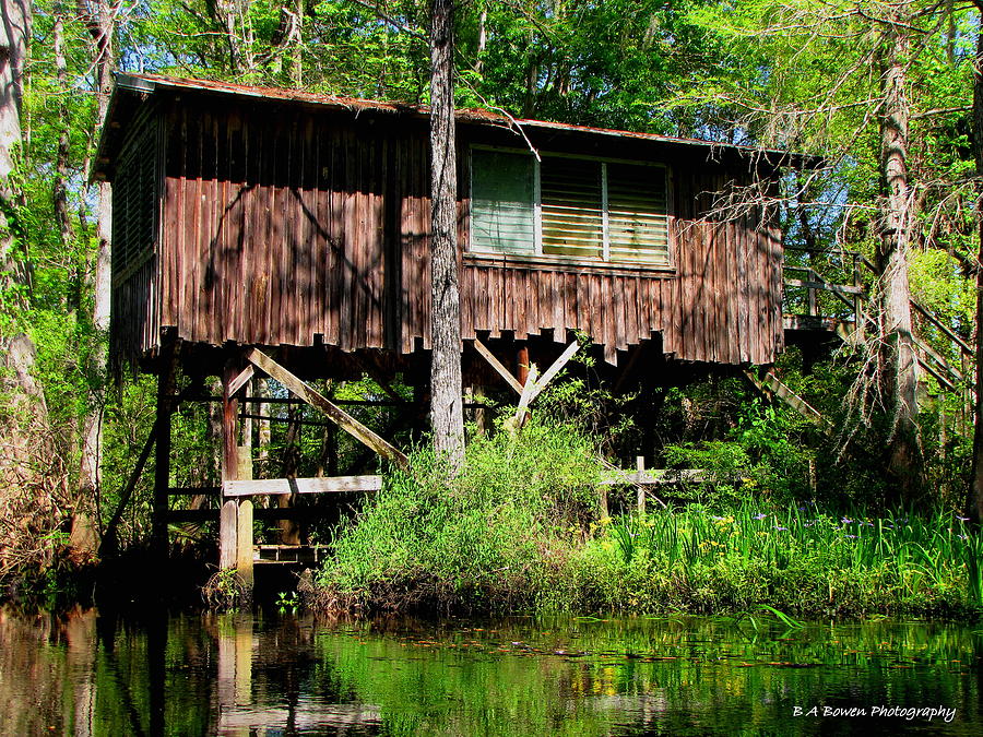 Old Boat House Photograph by Barbara Bowen