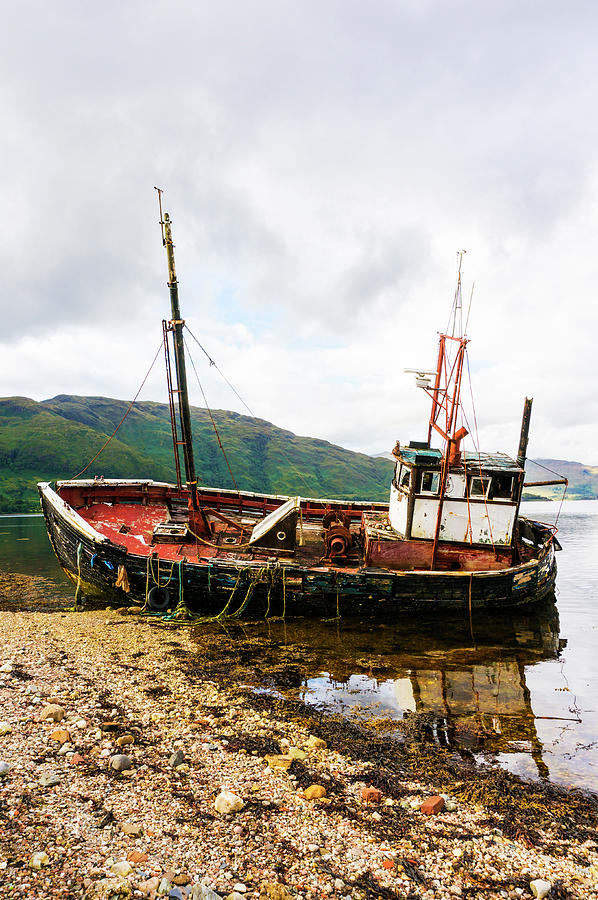 Old Boat Photograph by John Paul Cullen