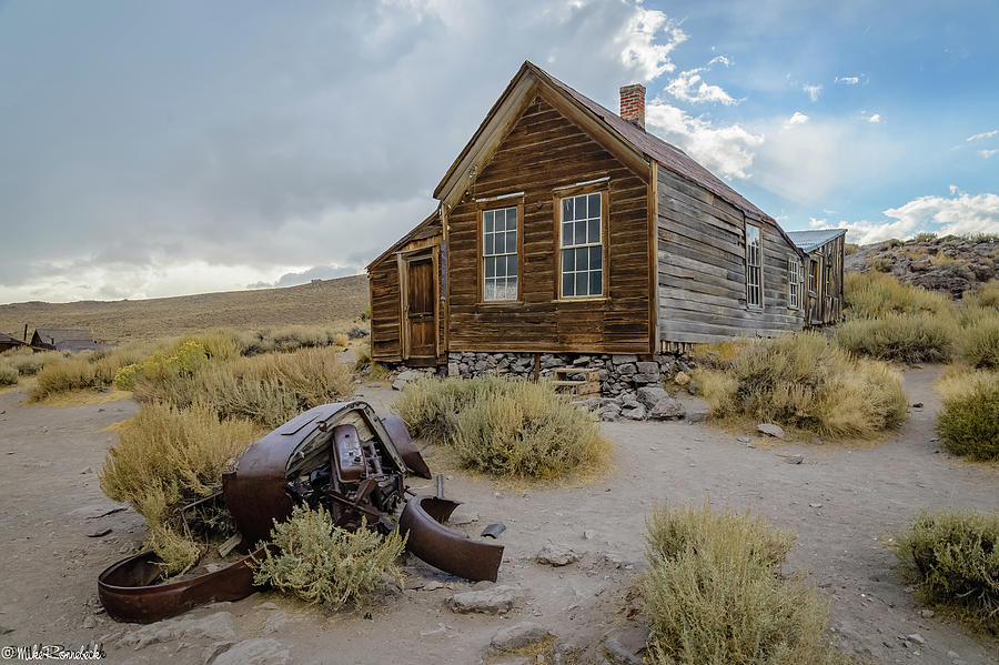 Old Bodie House II Photograph by Mike Ronnebeck