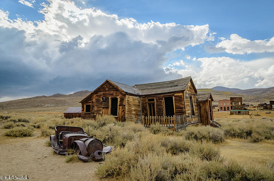 Old Bodie House Photograph by Mike Ronnebeck