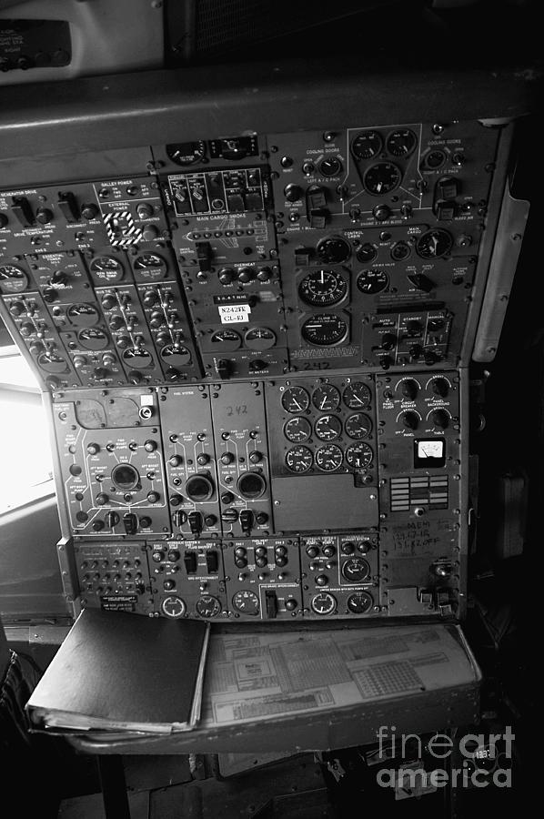 Old Boeing 727 cockpit 2 Photograph by Micah May