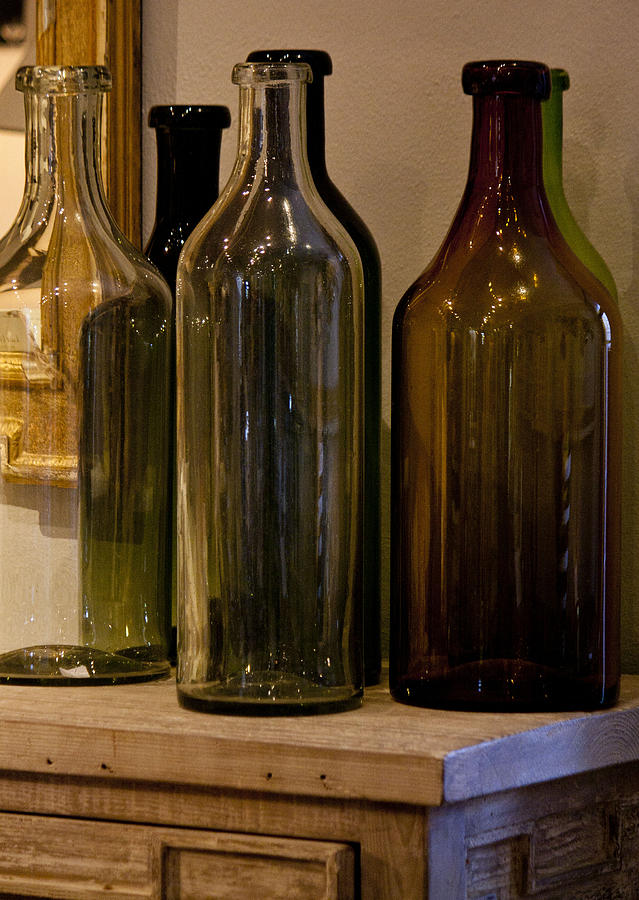 Old Bottles Photograph by Donna Walsh