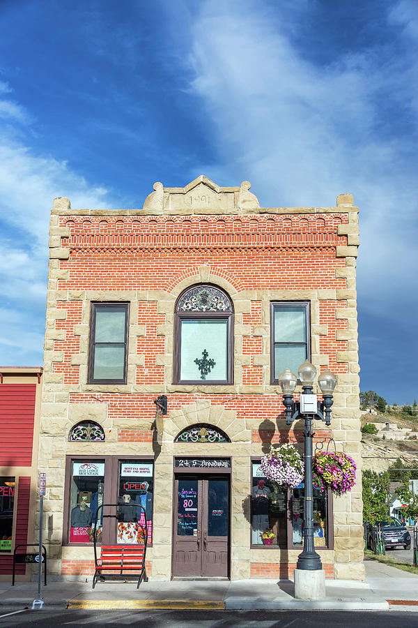 Old Brick Building in Red Lodge, Montana Photograph by Jess Kraft