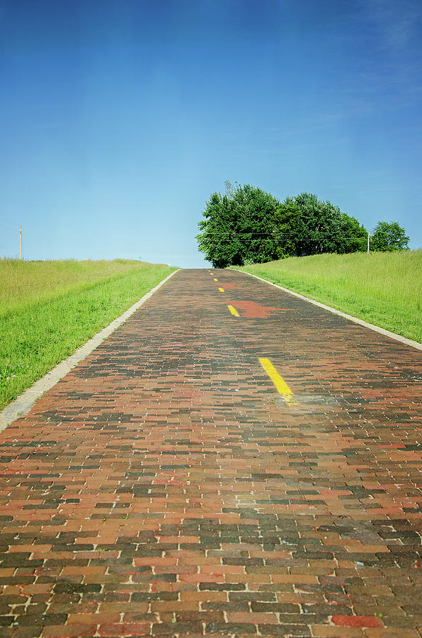Old Brick Mother Road Photograph by Susan McMenamin