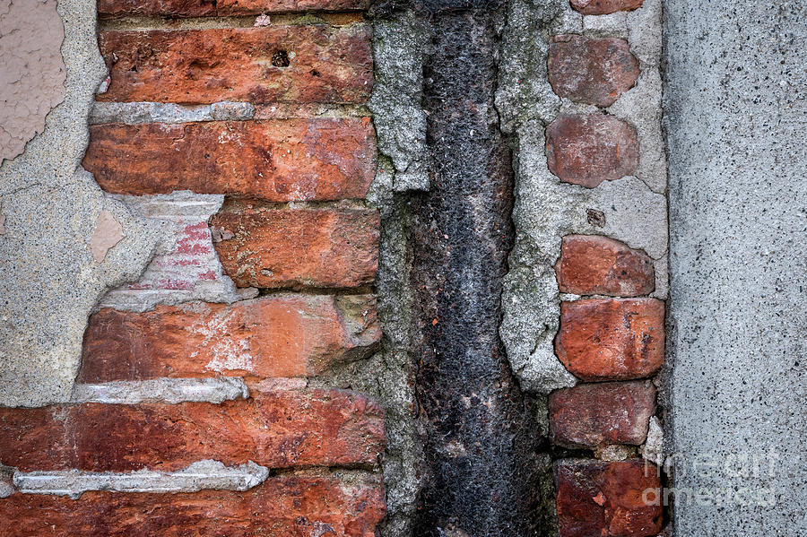 Old brick wall abstract Photograph by Elena Elisseeva