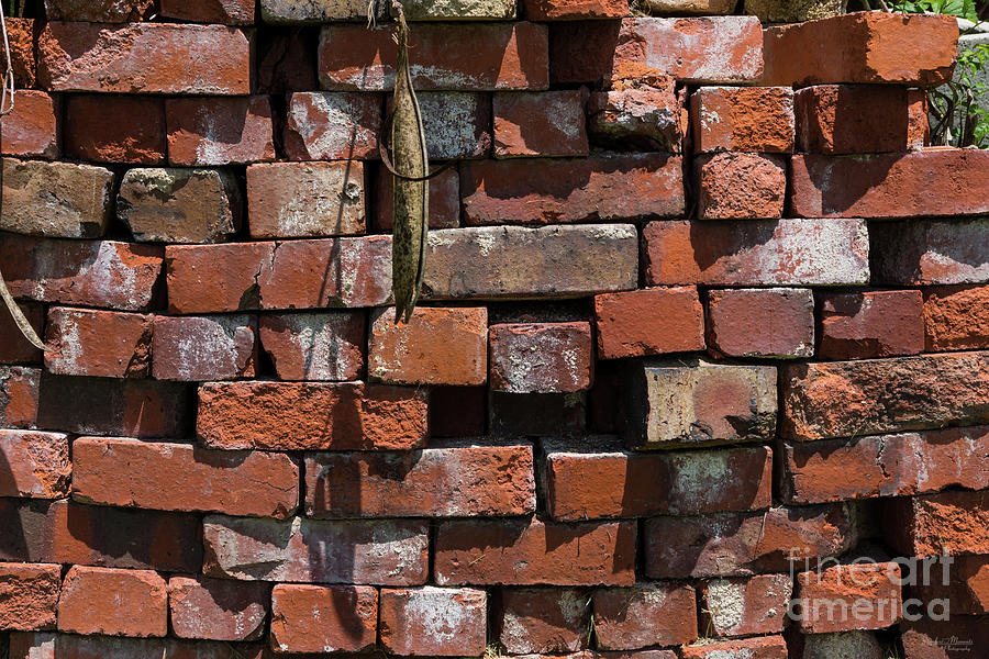 Old Bricks Abstract Photograph by Jennifer White