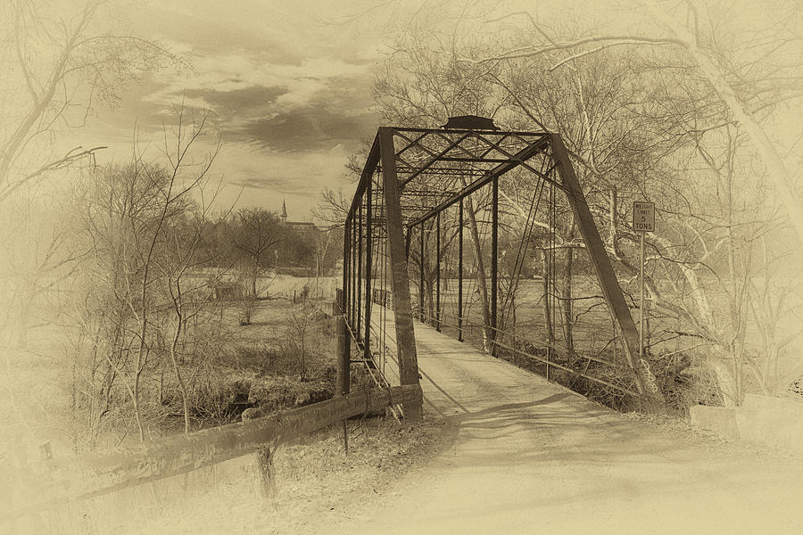 Old Bridge on the Maries River Missouri DSC00767 Photograph by Greg Kluempers