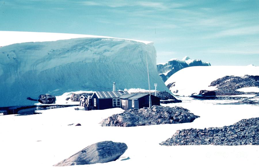 Old British Base on Winter Island Painting by Celestial Images