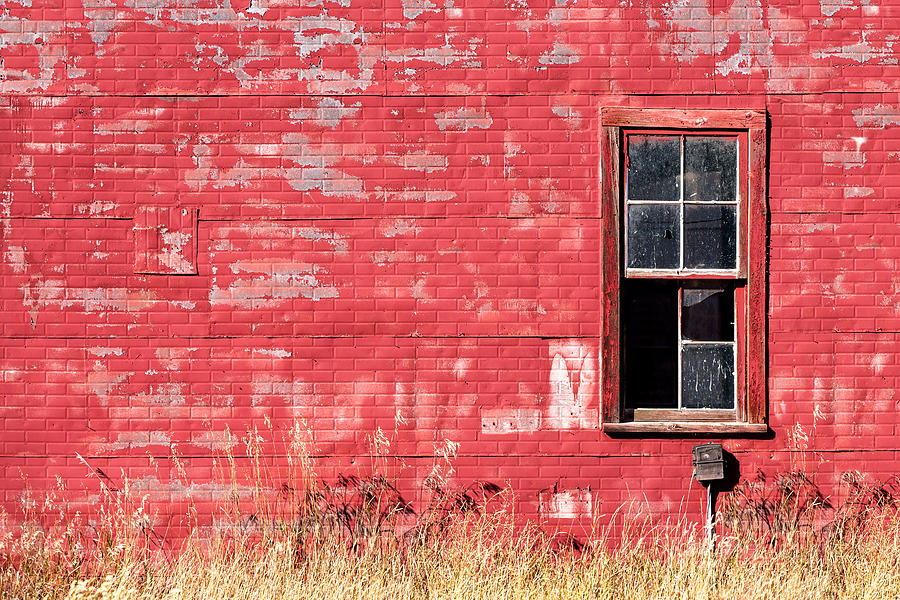 Old Building Red Wall Photograph by Todd Klassy