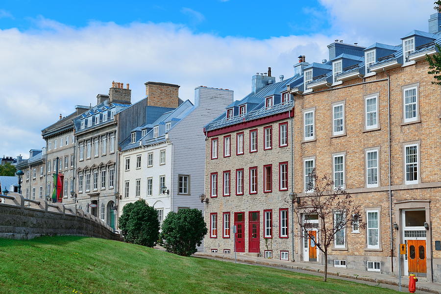 Old buildings in Quebec City Photograph by Songquan Deng