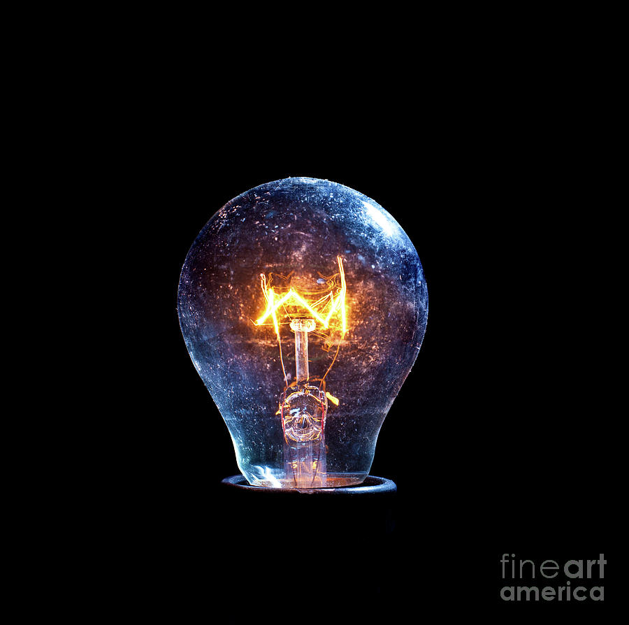 Old Bulb Photograph by Gualtiero Boffi