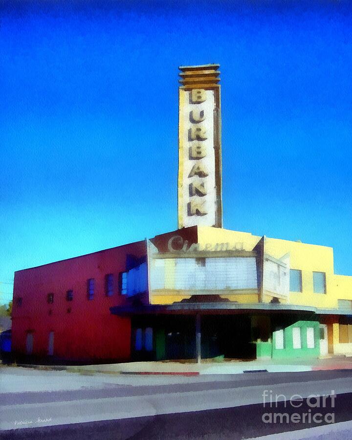 Old Burbank Theater Digital Art by Patricia Strand