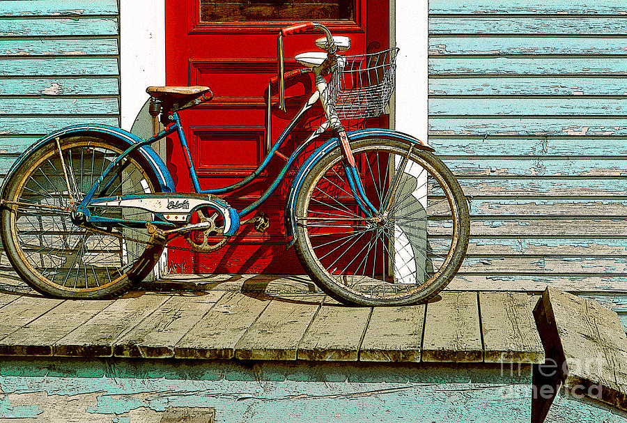 Old Bicycle. Warren, Vermont Photograph by George Robinson