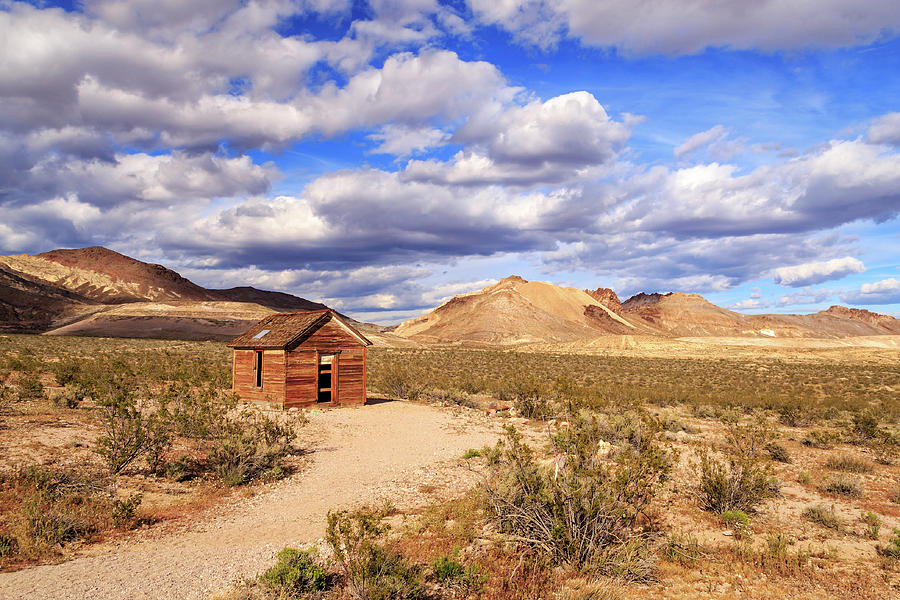 Old Cabin At Rhyolite Photograph by James Eddy