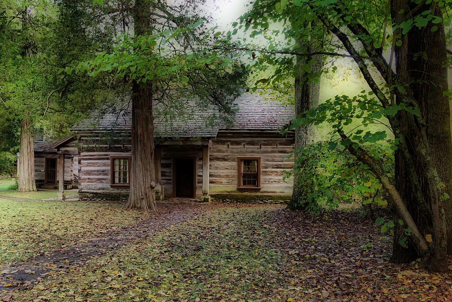 Old Cabin Photograph by Sandy Keeton
