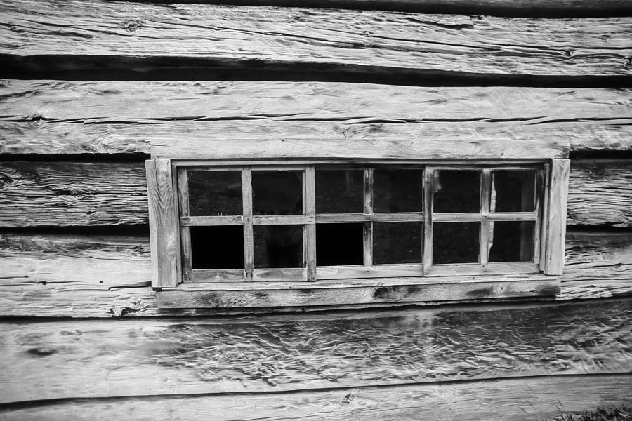 Old Cabin Window Photograph by Dart Humeston