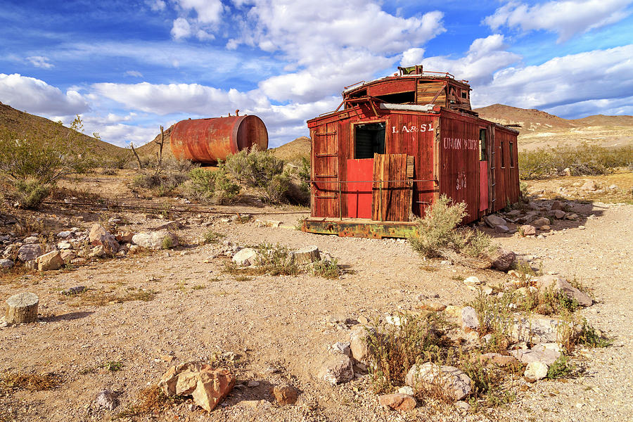 Old Caboose At Rhyolite Photograph