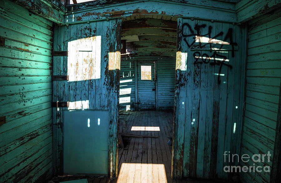 Old Caboose Rhyolite Ghost Town Photograph by Blake Webster