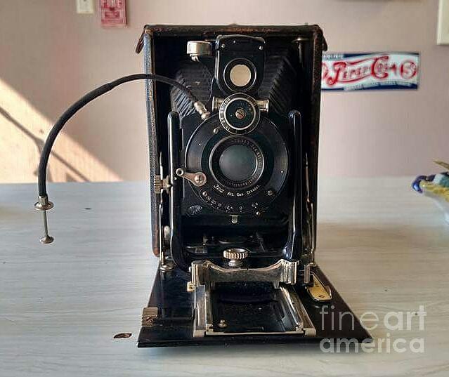 Camera Photograph - Old Camera by Cindy  Riley