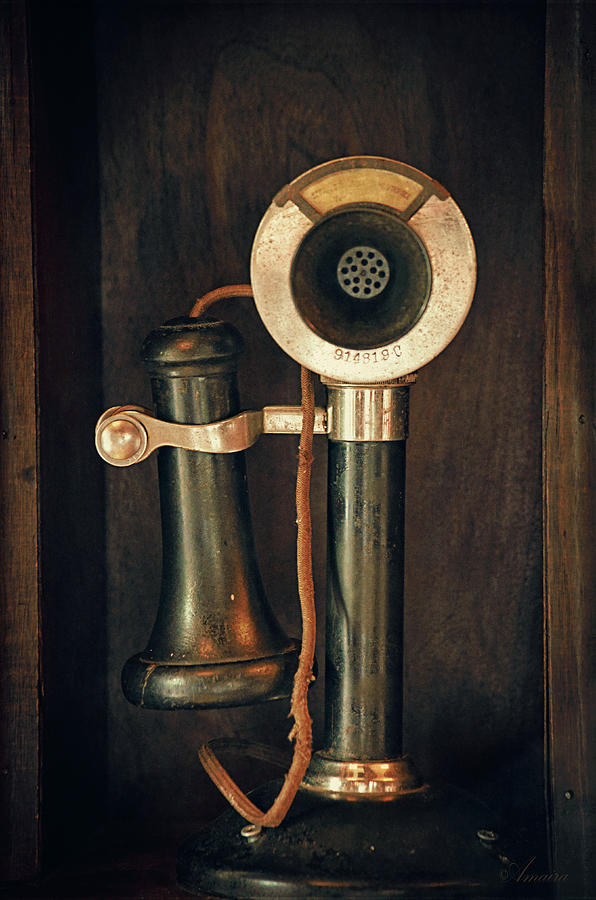 Old Candlestick Phone- Casa Loma, Toronto Photograph by Maria Angelica Maira