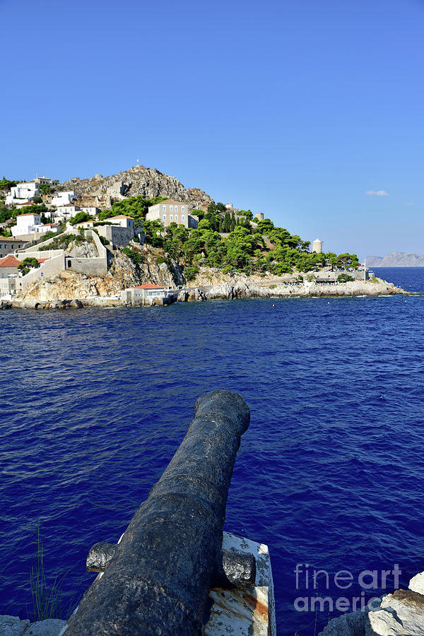 Old cannon in Hydra island II Photograph by George Atsametakis