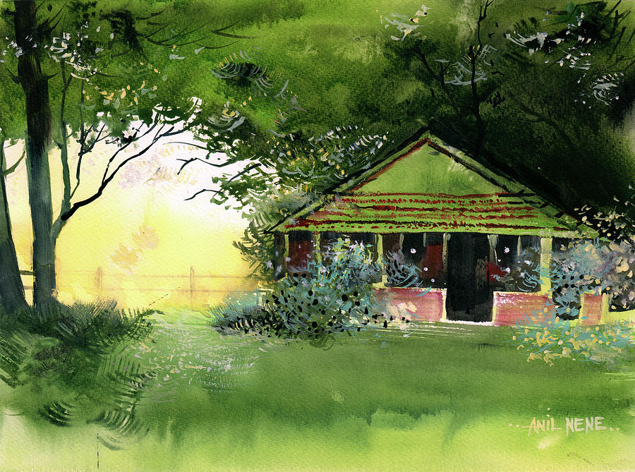 Old Canteen Painting by Anil Nene