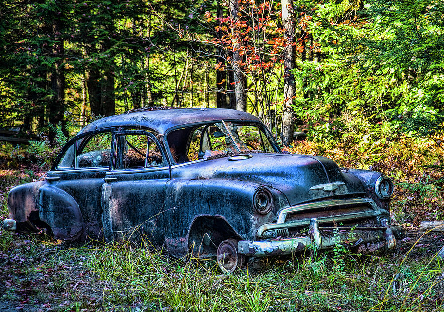 Landscape Photograph - Old Car by Alana Ranney