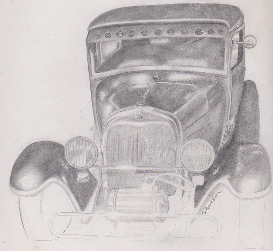 Old Ford Drawing
