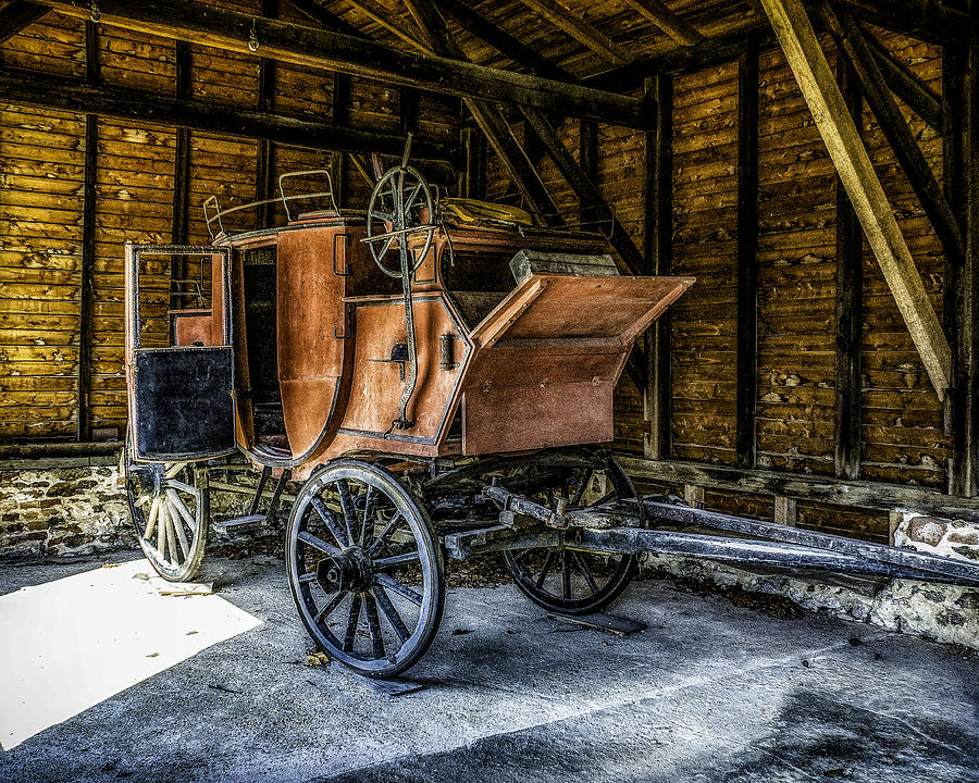 Old Carriage at Batsto Photograph by Nick Zelinsky Jr