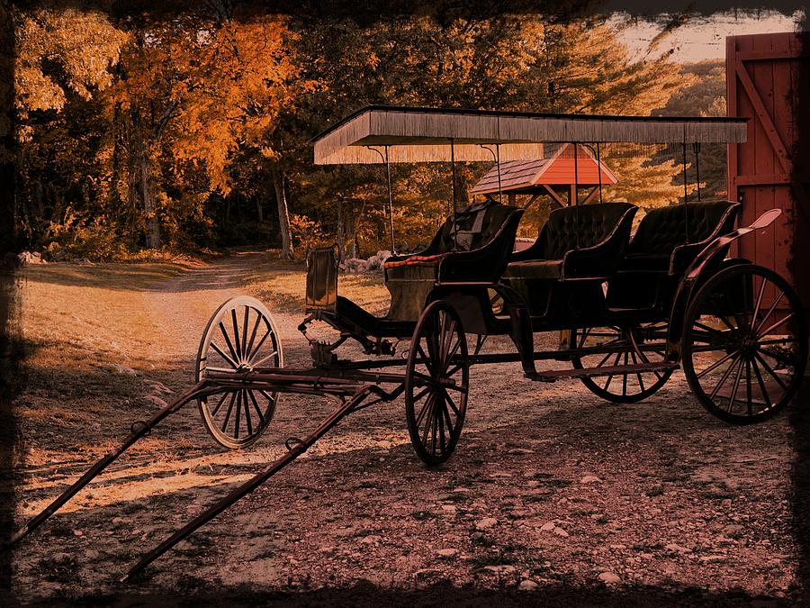 Old Cart Photograph by Lilia D