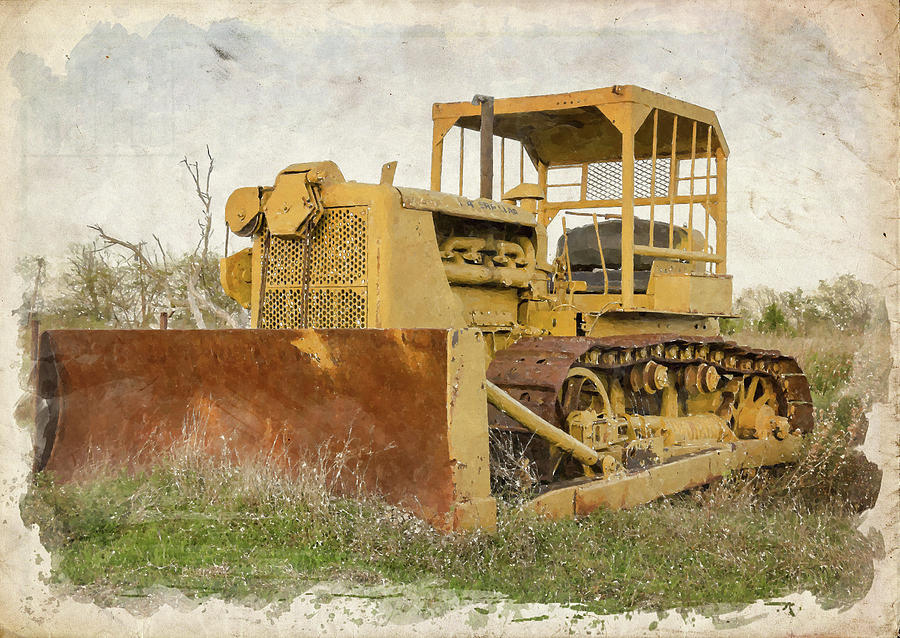 Transportation Photograph - Old Cat Watercolor III by Ricky Barnard