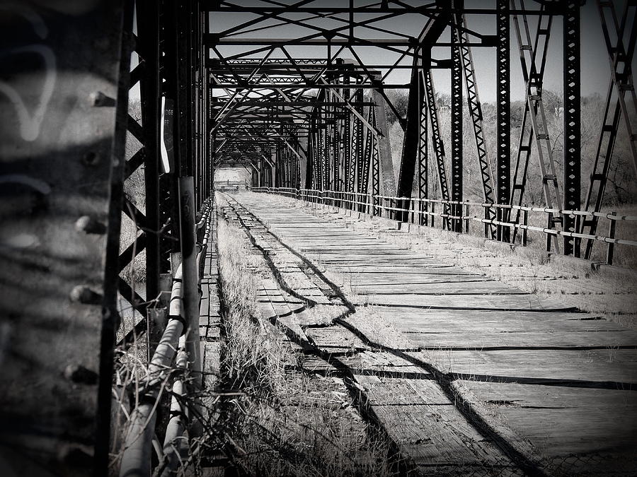 Old Cedar Bridge Photograph by Eric Wait