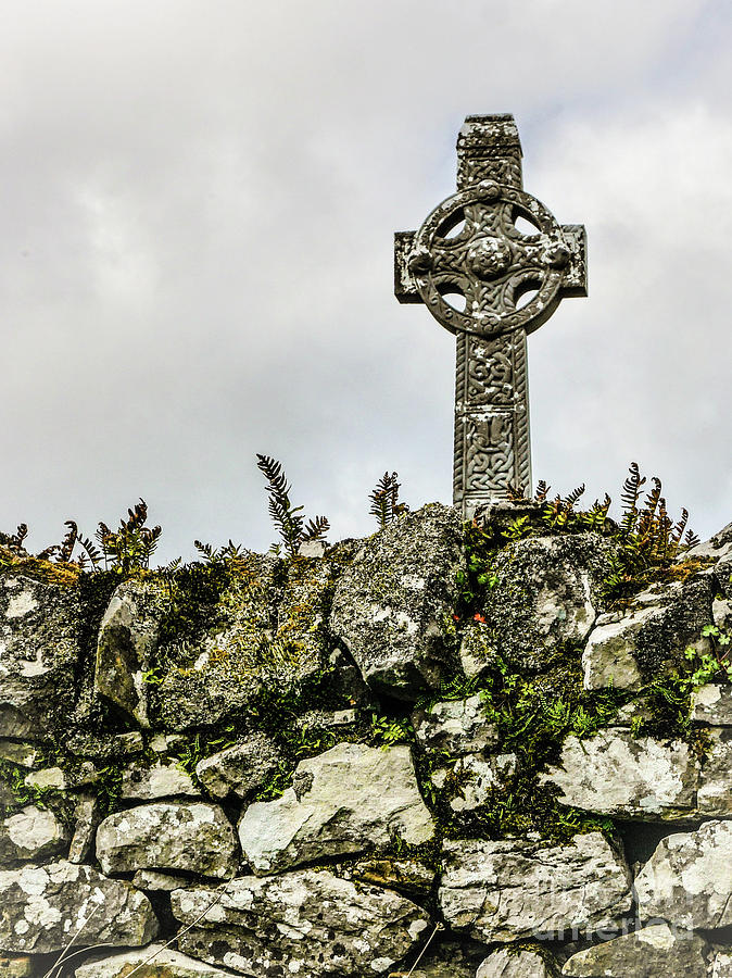 Old Celtic Cross Photograph by Lexa Harpell