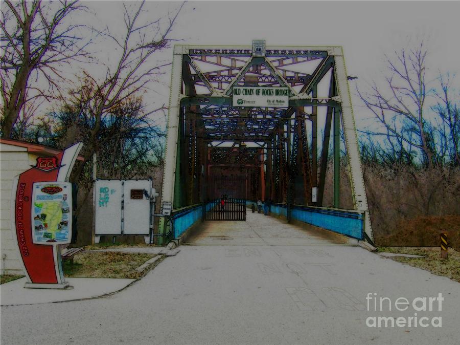 Old Chain of Rocks Bridge Photograph by Kelly Awad