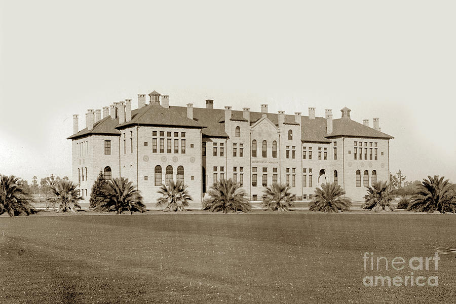 Stanford University Photograph - Old Chemistry Building at Stanford University 1903 by Monterey County Historical Society