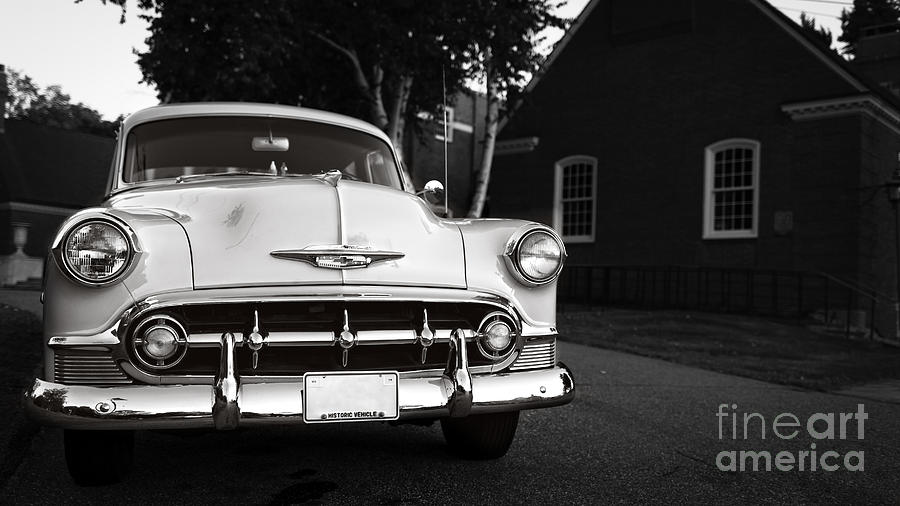 Vintage Photograph - Old Chevy Connecticut by Edward Fielding