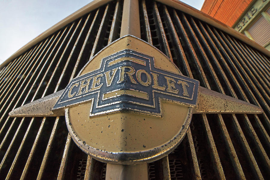 Old Chevy Grill Lowell Arizona AZ Photograph by Toby McGuire
