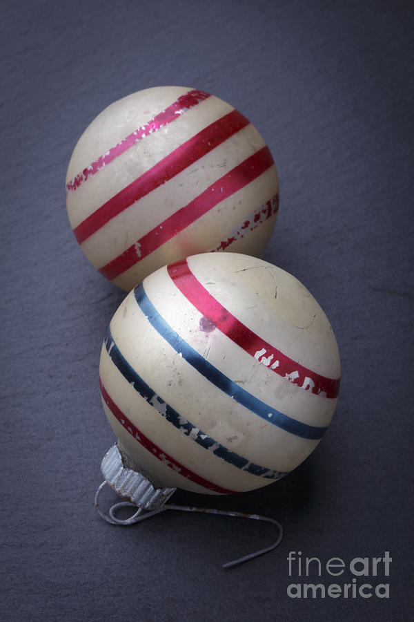 Old Christmas Ornaments Photograph by Edward Fielding