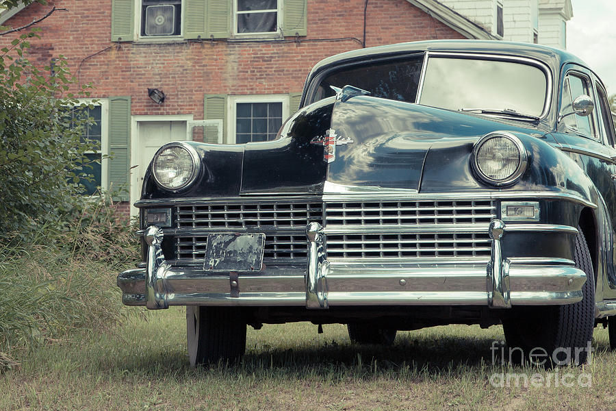 Old Chrysler Sedan Windsor Vermont Photograph by Edward Fielding