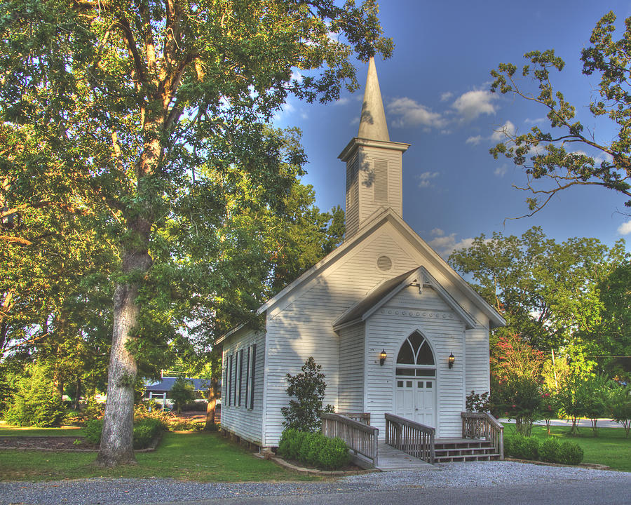 Old Church - Calera Alabama Photograph by Charles Steele