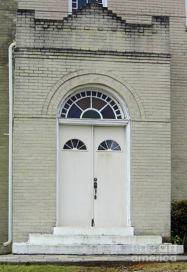 Old Church Doors-Amelia Island Photograph by D Hackett