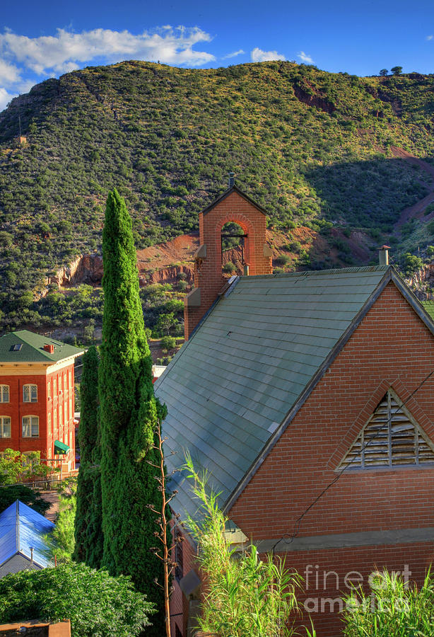 Old Church in Bisbee Photograph by Charlene Mitchell