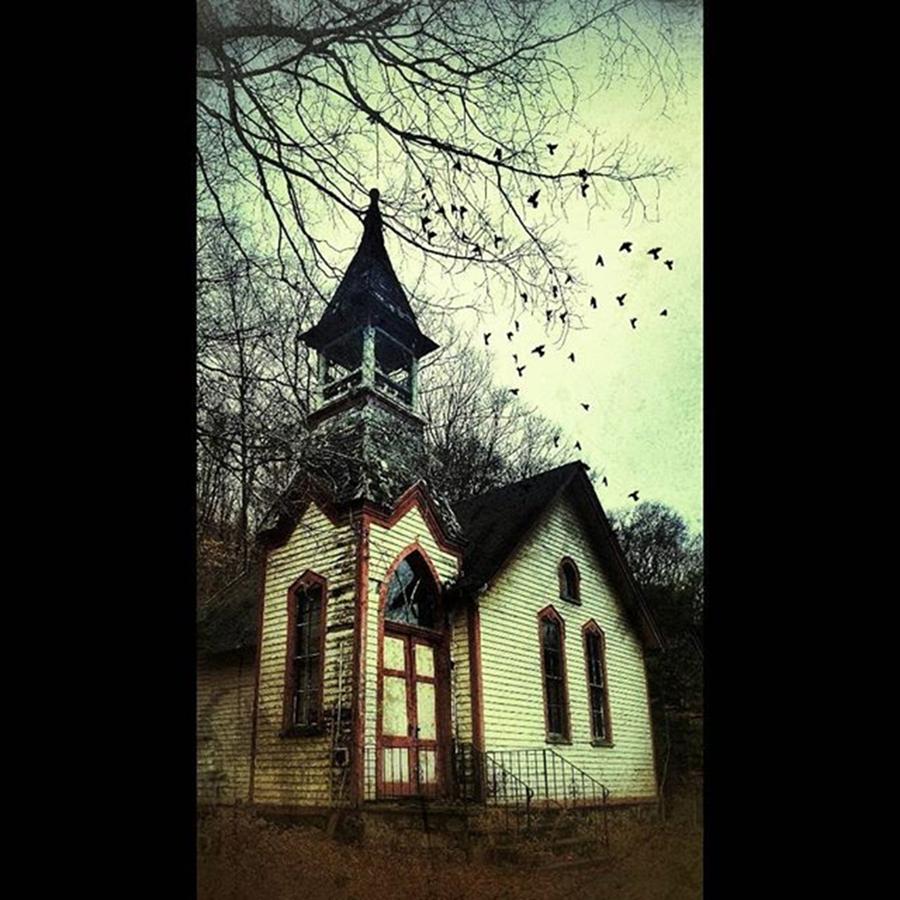 Old Photograph - Old Church #lostintime #forgottennj#old by Visions Photography by LisaMarie