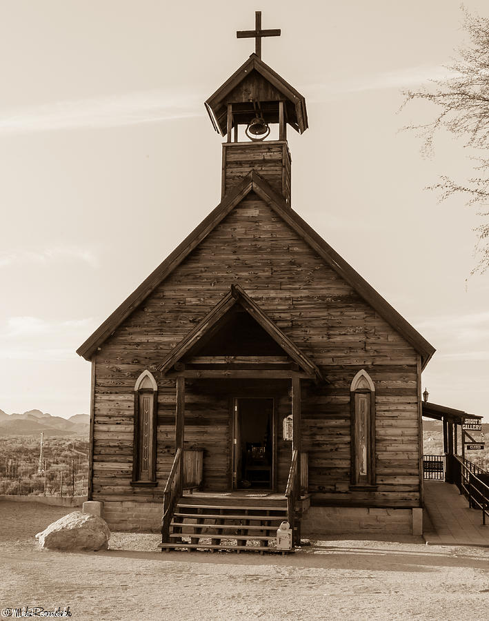 Old Church Photograph by Mike Ronnebeck