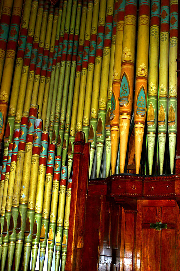 Old Church Organ Photograph by Anthony Jones