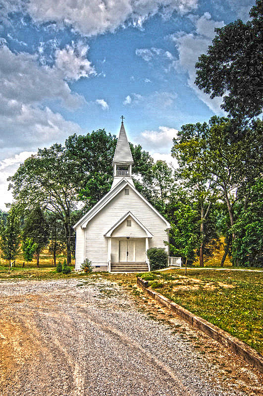 old church TN Photograph by Randall Branham