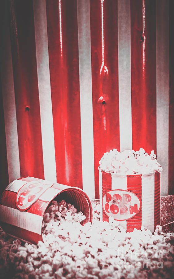 Popcorn Photograph - Old cinema pop corn by Jorgo Photography